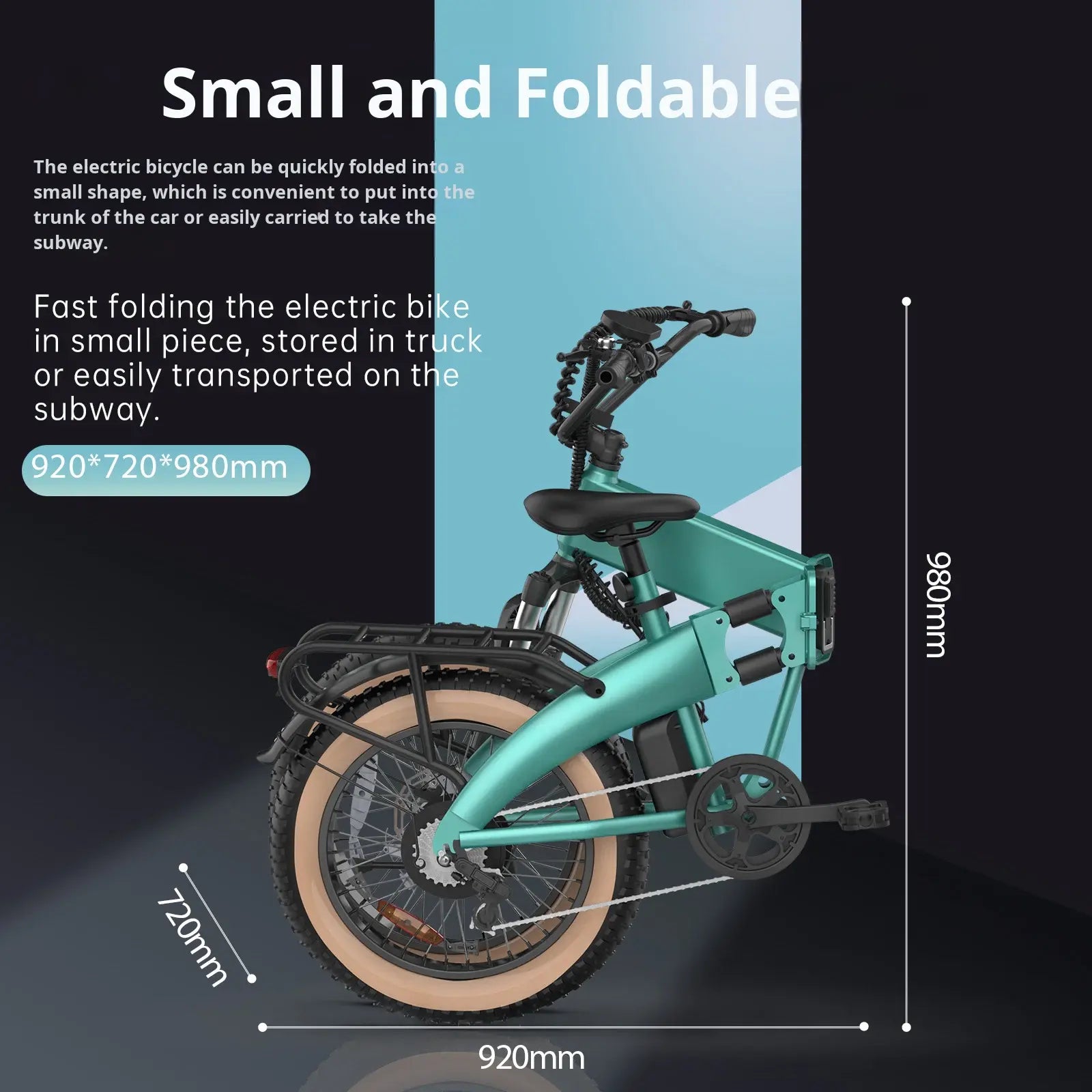 48V Foldable Electric Bike T2 | Best Ebike Australia